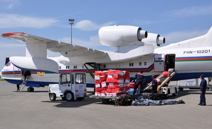 Azerbaijan sends humanitarian aid to Kyrgyzstan